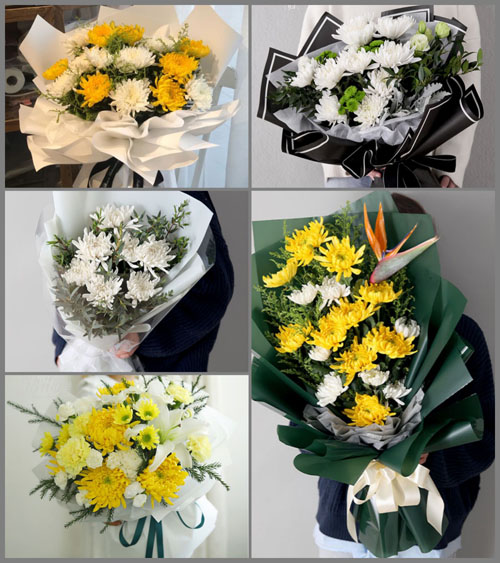 福建福州长乐市鹤上镇仙街村白事花束代送